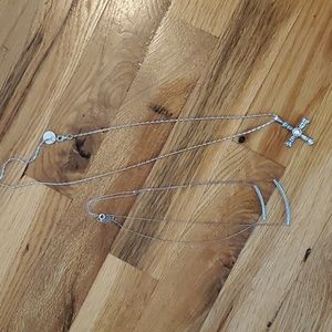 2 Silver Necklaces